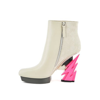 White Ankle Boot