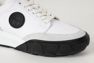 Ted Baker, Areli, White sneakers with black detailing on the front and side, The Shoe Curator